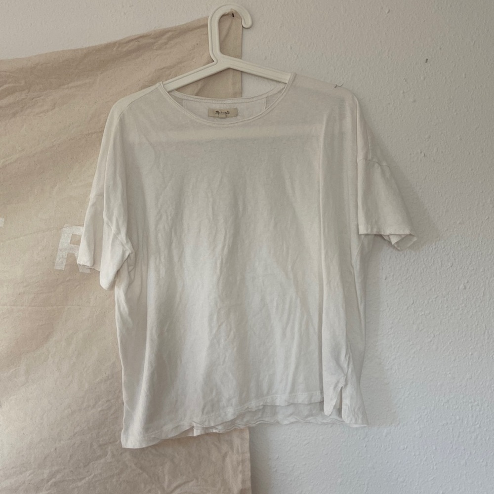 madewell raw edge hangout tee
